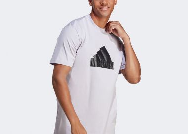 ADIDAS FUTURE ICONS BADGE OF SPORT T-SHIRT ΓΚΡΙ - ADIDAS PERFORMANCE - 