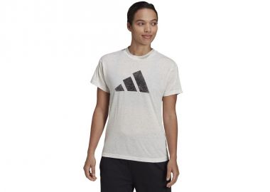 Adidas Future Icons Winners 3.0 Γυναικείο Αθλητικό T-shirt White Melange HE1701 - adidas performance - 