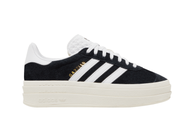 adidas Gazelle Bold Core Black White Women's HQ6912 MBS - adidas Originals - 