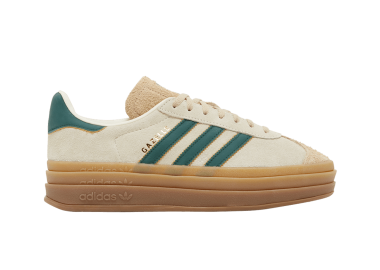 adidas Gazelle Bold Magic Beige Collegiate Green Women's ID7056 MBS - adidas Originals - 