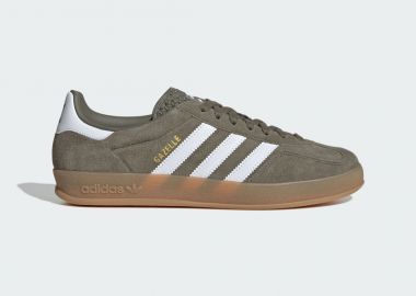 adidas Gazelle Indoor Olive Strata Cloud White Gum JQ0174 MBS - adidas Originals - 
