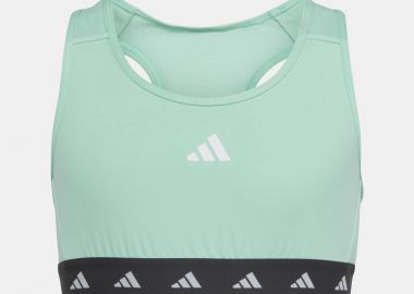 ADIDAS GIRLS AEROREADY TECHFIT SPORTS BRA ΠΡΑΣΙΝΟ - ADIDAS PERFORMANCE - 