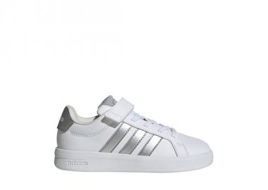 Adidas Grand Court 30 Kids' Shoes White and Silver JP9368 - adidas performance - 