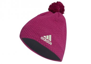 Adidas Graphic Pom Pom Beanie Ανδρικός Σκούφος Πλεκτός σε Μωβ χρώμα FT6080 - adidas performance - 