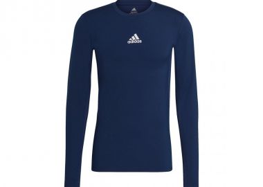 Adidas GU7338 Ανδρική Ισοθερμική Μακρυμάνικη Μπλούζα Compression Μπλε - adidas performance - 