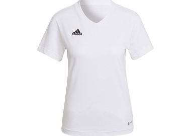 Adidas Γυναικείο Αθλητικό T-shirt με V Λαιμόκοψη Λευκό HC0442 - adidas performance - 