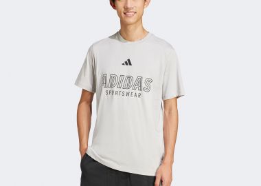 ADIDAS HOUSE OF TIRO LINEAR GRAPHIC T-SHIRT ΓΚΡΙ - ADIDAS PERFORMANCE - 