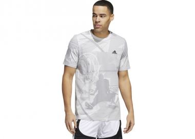 Adidas Iginite Ανδρικό T-shirt Γκρι με Στάμπα HL0087 - adidas performance - 