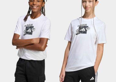 ADIDAS KIDS CAMO GRAPHIC T-SHIRT ΑΣΠΡΟ - ADIDAS PERFORMANCE - 