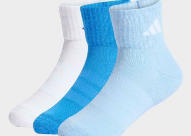 ADIDAS KIDS CUSHIONED SPORTSWEAR ANKLE SOCKS 3-PAIR PACK ΠΟΛΥΧΡΩΜΟ - ADIDAS PERFORMANCE - 