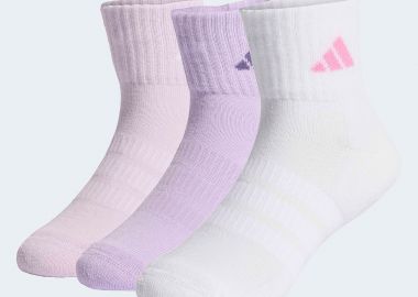 ADIDAS KIDS CUSHIONED SPORTSWEAR ANKLE SOCKS 3-PAIR PACK ΠΟΛΥΧΡΩΜΟ - ADIDAS PERFORMANCE - 