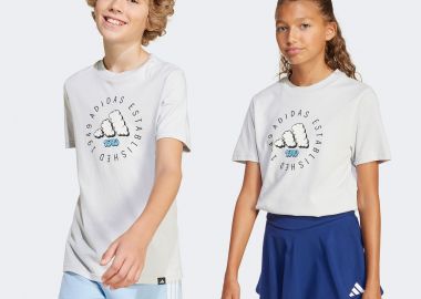 ADIDAS KIDS FUN GRAPHIC T-SHIRT ΓΚΡΙ - ADIDAS PERFORMANCE - 