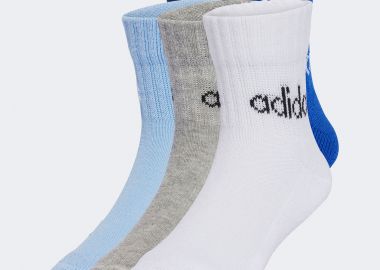 ADIDAS KIDS LINEAR ANKLE SOCKS 5 PAIRS ΠΟΛΥΧΡΩΜΟ - ADIDAS PERFORMANCE - 
