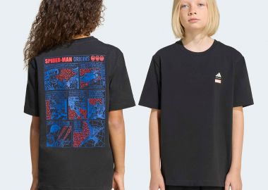 ADIDAS KIDS MARVEL SPIDER-MAN GRAPHICS T-SHIRT ΜΑΥΡΟ - ADIDAS PERFORMANCE - 