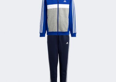 ADIDAS KIDS TIBERIO 3-STRIPES COLORBLOCK FLEECE TRACK SUIT ΜΠΛΕ - ADIDAS PERFORMANCE - 