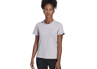 Adidas Κοντομάνικη Γυναικεία Μπλούζα Καλοκαιρινή Γκρι HT7247 - adidas performance - 