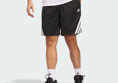 ADIDAS LEGENDS 3-STRIPES BASKETBALL SHORTS ΜΑΥΡΟ - ADIDAS PERFORMANCE - 