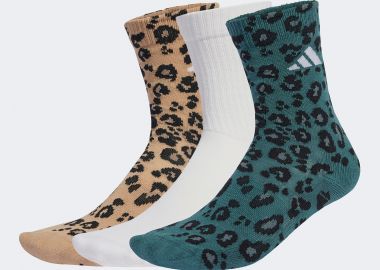 ADIDAS LEOPARD PRINT SOCKS 3-PACK ΠΟΛΥΧΡΩΜΟ - ADIDAS PERFORMANCE - 