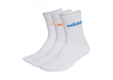 adidas Linear Crew Cushioned Socks 3 Pairs white KD1717 - adidas performance - 