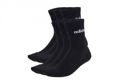 adidas Linear Crew Socks Cushioned 6 Pair Pack black JL6094 - adidas performance - 