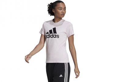 Adidas Loungewear Essentials Γυναικείο Αθλητικό T-shirt Almost Pink HC9274 - adidas performance - 