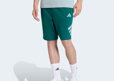 ADIDAS MEN 3-STRIPES FRENCH TERRY SHORTS ΠΡΑΣΙΝΟ - ADIDAS PERFORMANCE - 