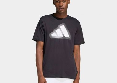 ADIDAS MODERN ESSENTIALS GRAPHIC T-SHIRT ΜΑΥΡΟ - ADIDAS PERFORMANCE - 
