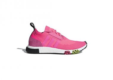 Adidas NMD Racer Primeknit Solar Pink Men's Sports Shoes CQ2442 - adidas performance - 