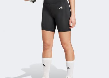 ADIDAS OPTIME ESSENTIALS STASH POCKET 7-INCH SHORT LEGGINGS ΜΑΥΡΟ - ADIDAS PERFORMANCE - 
