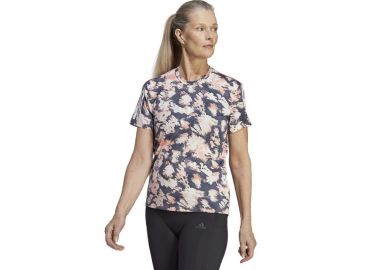 Adidas Own The Run Summer Cooler Γυναικείο Αθλητικό T-shirt Fast Drying Πολύχρωμο HR9968 - adidas performance - 