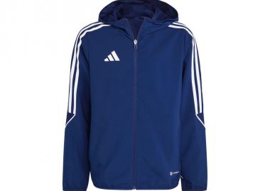 Adidas Παιδικό Αθλητικό Μπουφάν Κοντό Αντιανεμικό με Κουκούλα Navy Μπλε Tiro 23 League IA1627 - adidas performance - 