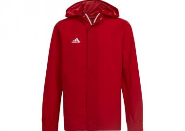 Adidas Παιδικό Αθλητικό Μπουφάν Κοντό με Κουκούλα Κόκκινο IK4013 - adidas performance - 