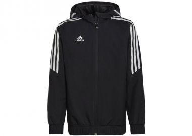 Adidas Παιδικό Αθλητικό Μπουφάν Κοντό με Κουκούλα Μαύρο Condivo 22 HA6253 - adidas performance - 