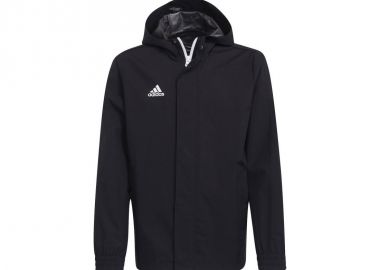 Adidas Παιδικό Αθλητικό Μπουφάν Κοντό με Κουκούλα Μαύρο IK4014 - adidas performance - 