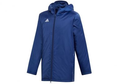 Adidas Παιδικό Αθλητικό Μπουφάν Κοντό με Κουκούλα Navy Μπλε Core 18 DW9198 - adidas performance - 