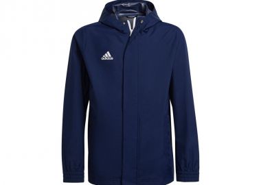 Adidas Παιδικό Αθλητικό Μπουφάν Κοντό με Κουκούλα Navy Μπλε Entrada 22 IK4012 - adidas performance - 