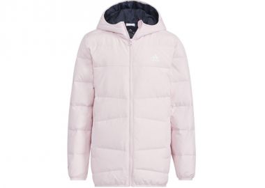 Adidas Παιδικό Αθλητικό Μπουφάν Κοντό με Κουκούλα Ροζ Frosty HM5237 - adidas performance - 