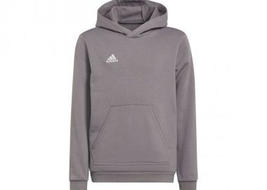 Adidas Παιδικό Φούτερ με Κουκούλα και Τσέπες Γκρι Entrada 22 H57515 - adidas performance - 