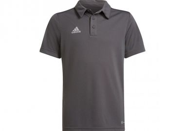Adidas Παιδικό Καλοκαιρινό Polo Κοντομάνικο Γκρι Entrada 22 H57485 - adidas performance - 