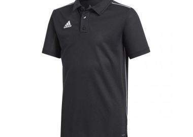 Adidas Παιδικό Καλοκαιρινό Polo Κοντομάνικο Μαύρο Core 18 CE9038 - adidas performance - 