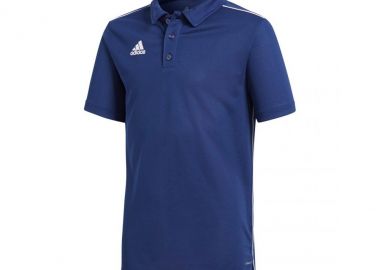 Adidas Παιδικό Καλοκαιρινό Polo Κοντομάνικο Navy Μπλε Core 18 CV3680 - adidas performance - 