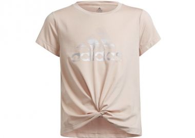 Adidas Primegreen Dance Move Αθλητικό Γυναικείο T-shirt Ροζ με Στάμπα H26610 - adidas performance - 