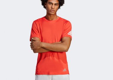 ADIDAS RUN IT T-SHIRT ΠΟΡΤΟΚΑΛΙ - ADIDAS PERFORMANCE - 