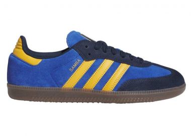 ADIDAS Samba ADV Ανδρικά Sneakers - Μπλε-HQ9283-BLUE - ADIDAS SKATEBOARDING - 