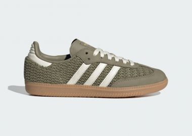 adidas Samba OG Crochet Pack Orbit Green Women's JR9447 MBS - adidas Originals - 