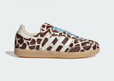 adidas Samba OG Giraffe Print Crystal Linen Women's KI6669 MBS - adidas Originals - 