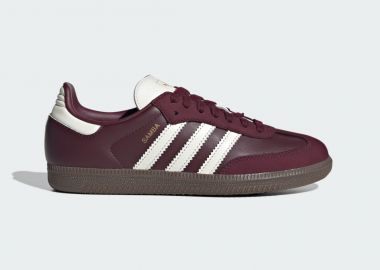 adidas Samba OG Maroon Off White Gum Women's JR8844 MBS - adidas Originals - 