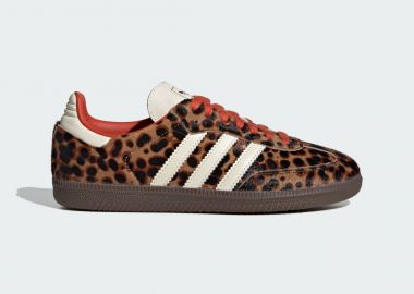 adidas Samba OG Preloved Red Leopard Women's JI2734 MBS - adidas Originals - 