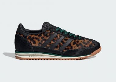 adidas SL 72 OG Leopard Print Collegiate Green Women's JI0187 MBS - adidas Originals - 