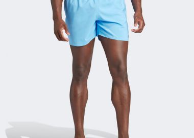 ADIDAS SOLID CLX SHORT-LENGTH SWIM SHORTS ΜΠΛΕ - ADIDAS PERFORMANCE - 